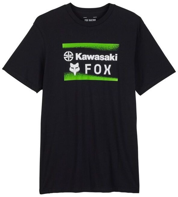 t-shirt FOX (KAWASAKI) PREMIUM TEE Black