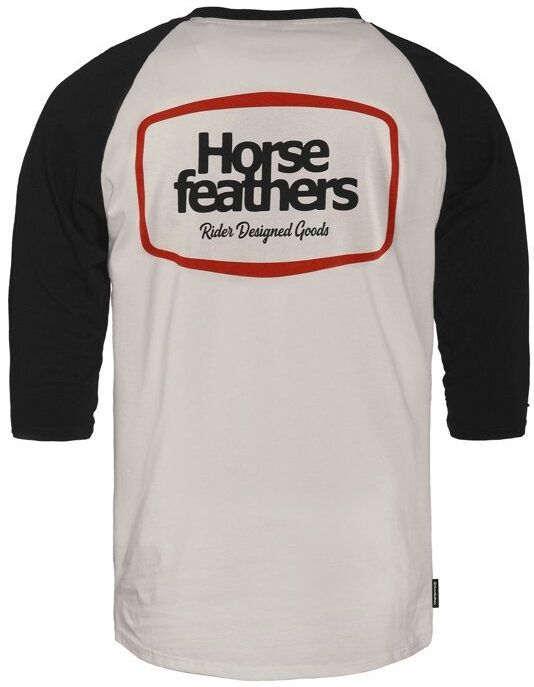 t-shirt HORSEFEATHERS BRONCO RAGLAN T-SHIRT Cement