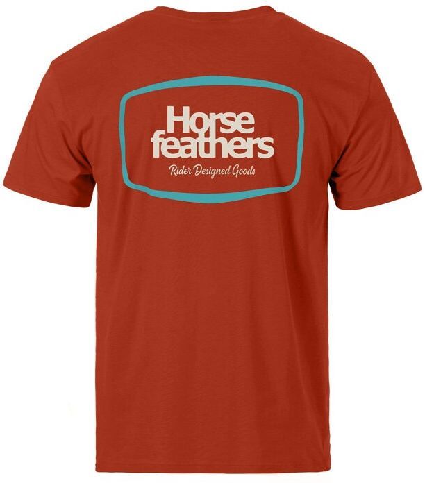 t-shirt HORSEFEATHERS BRONCO T-SHIRT Orange Rust