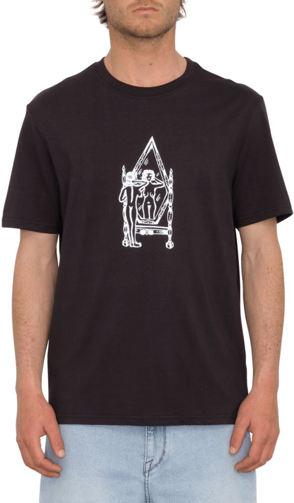 t-shirt VOLCOM LINTELL MIRROR TEE Black