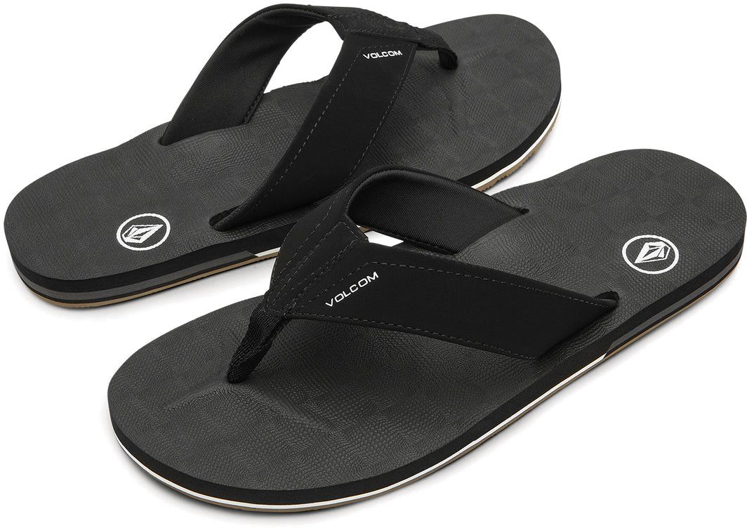japonki męskie VOLCOM VICTOR SANDALS Black