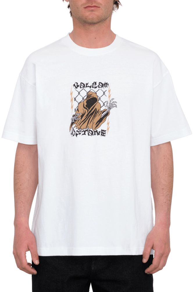 t-shirt VOLCOM THUNDERTAKER TEE White