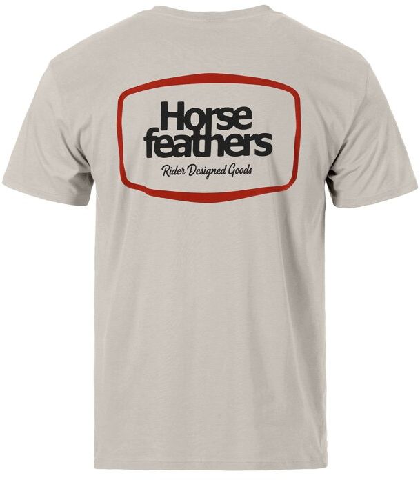 t-shirt HORSEFEATHERS BRONCO T-SHIRT Cement