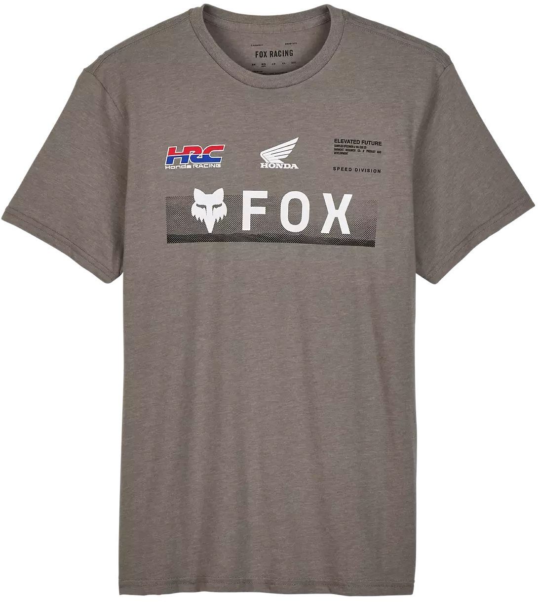 t-shirt FOX (HONDA) PREMIUM TEE Heather Graphite Grey