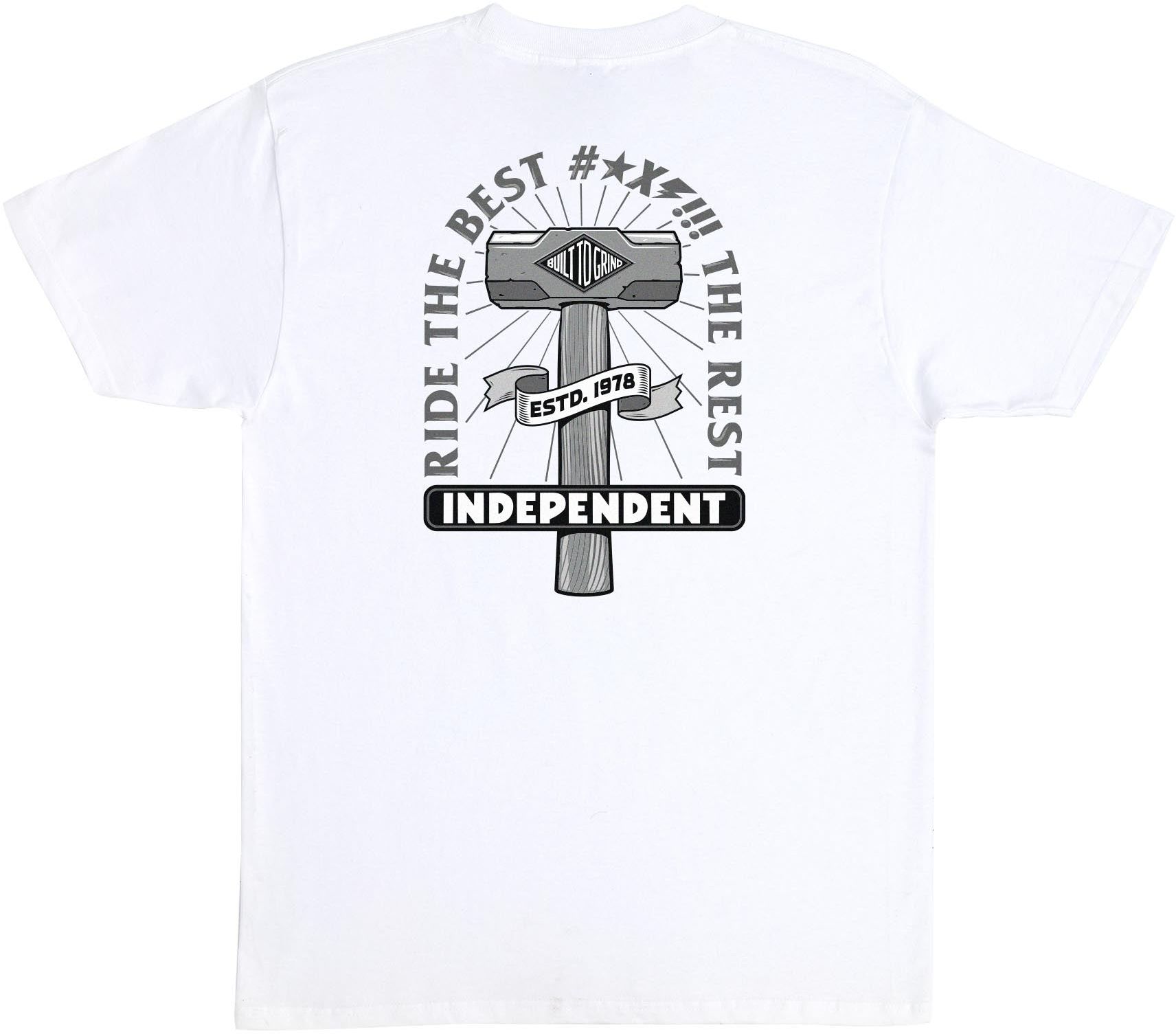 t-shirt INDEPENDENT RTB SLEDGE TEE White