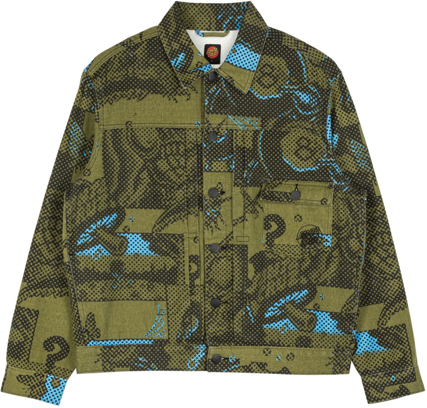 kurtka męska SANTA CRUZ SCS WINKOWSKI JACKET Comic Camo