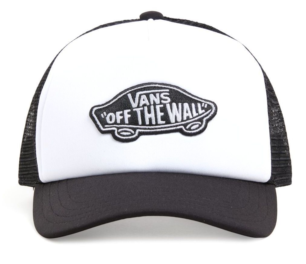 czapka ęca VANS KIDS CLASSIC PATCH CURVED BILL TRUCKER Black/White