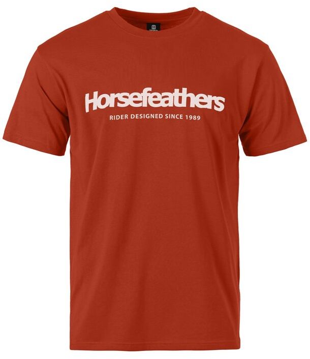 t-shirt HORSEFEATHERS QUARTER T-SHIRT Orange Rust