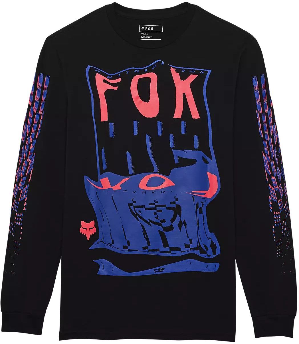 t-shirt FOX EMOTION BLAST LS PREMIUM TEE Black
