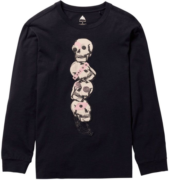 t-shirt BURTON REWIND LS TEE True Black
