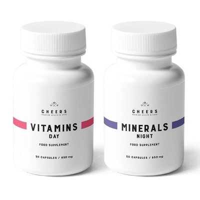 Witaminy i minerały CHEERS Multiwitamina Dzień i Noc (2 x 30 kapsułek)