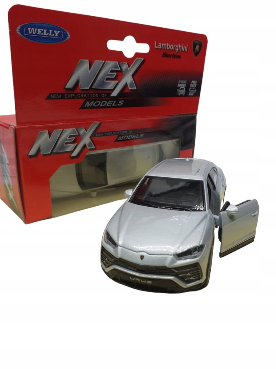 Lamborghini Ursus Kolekcjonerski Metalowy Model Samochodu Welly 1.34 Szary