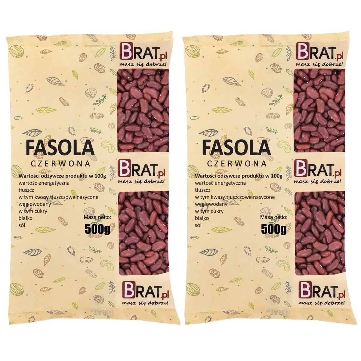 Fasola Czerwona 1Kg (2X500G)