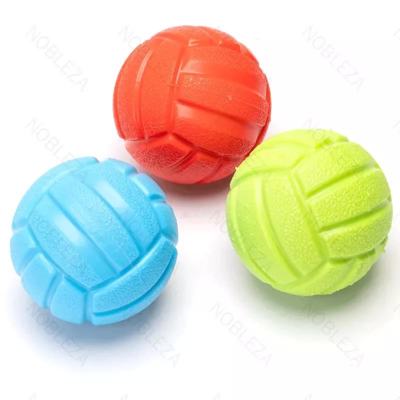 Mini Piłka Siatkowa 7.5Cm Dla Psa Zabawka Gryzak Dla Psa Z Dźwiękiem