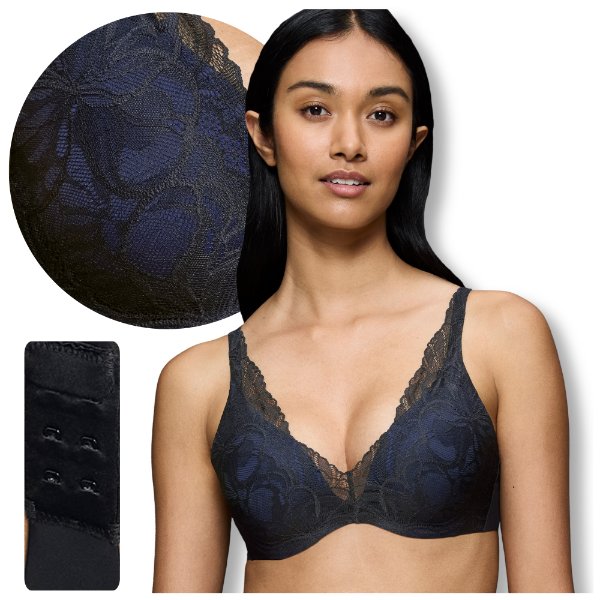 Triumph Biustonosz Body Make-Up Illusion Lace WP, black 90C
