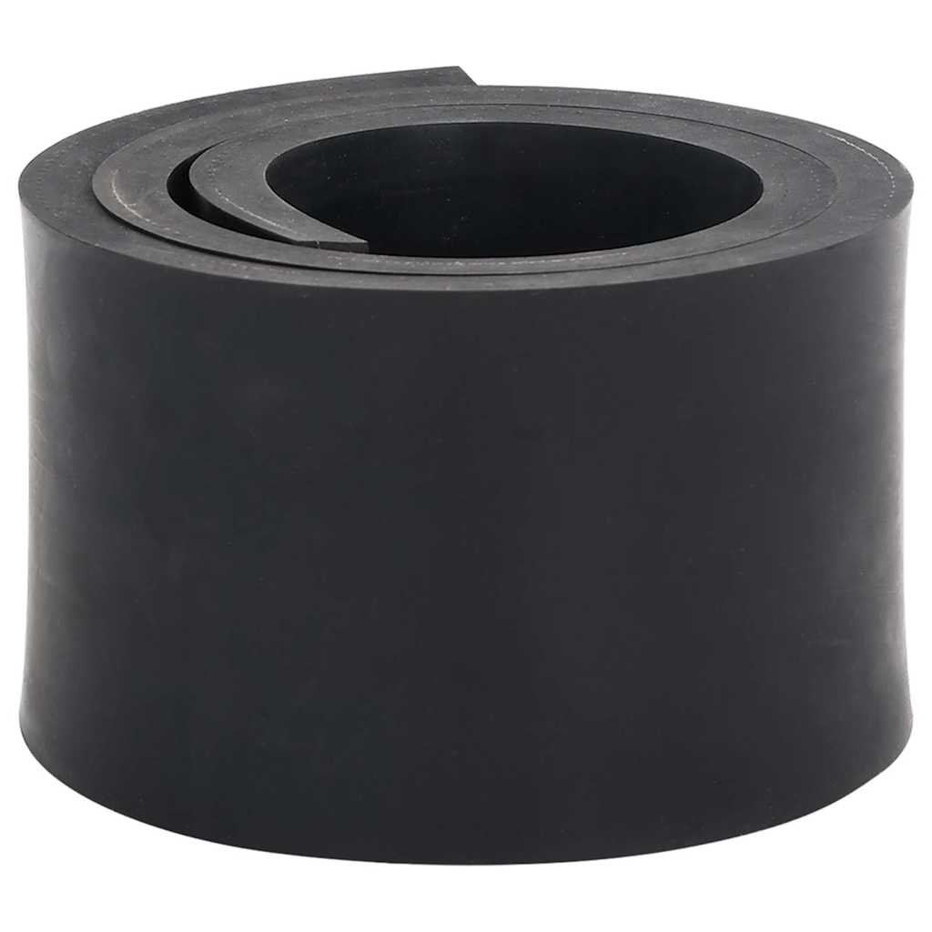 vidaXL Gumowa krawędź do pługa śnieżnego czarna 100x8x1 cm