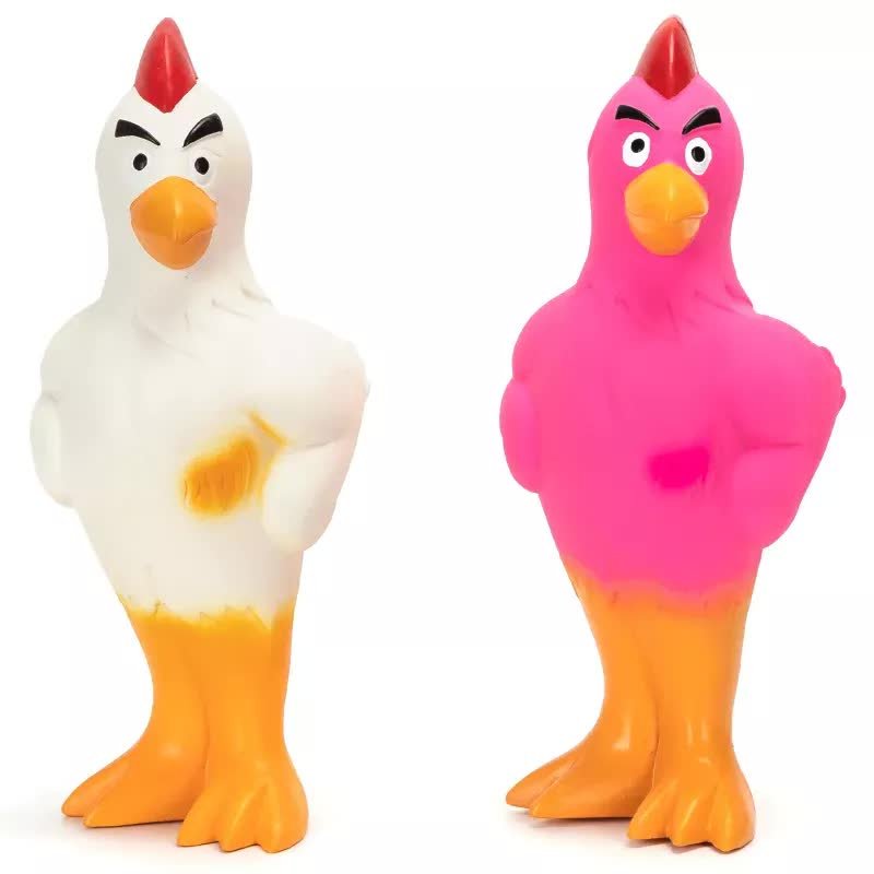 Koguta Dla Psa Lateksowa Zabawka Gryzak Dla Psa Z Dźwiękiem 20X8X6Cm