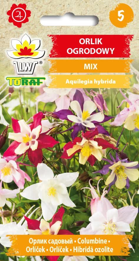 Orlik ogrodowy mix nasiona 0,3g Toraf