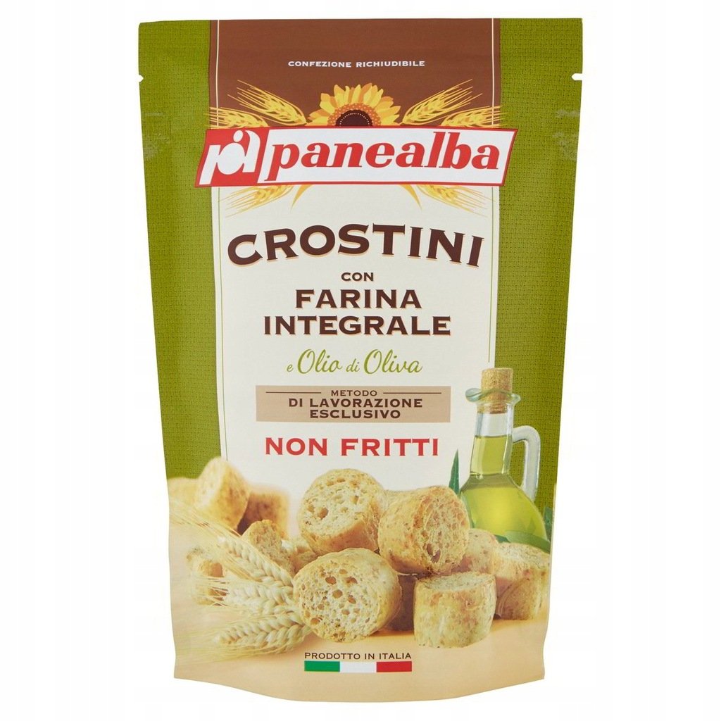 Grzanki pełnoziarniste z oliwą Panealba 80 g