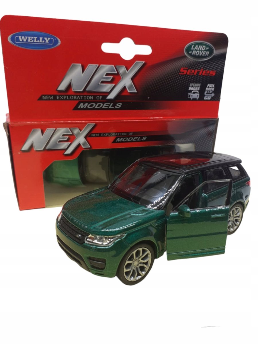 Land Rover Sport Zielony Kolekcjonerski Metalowy Model Samochodu Skala 1.34