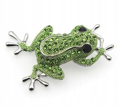 PRZYPINKA, BROCHA, BROSZKA, NASZYJNIK, WISIOREK, PRZYWIESZKA ŻABA, ŻABKA