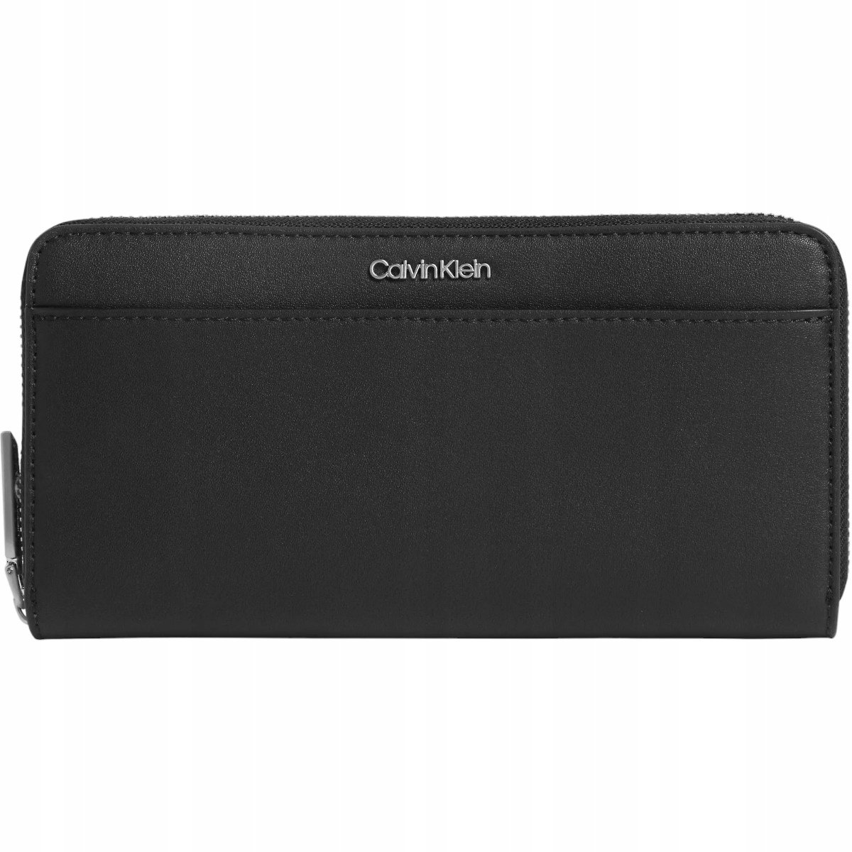 Calvin klein bezpieczny portfel damski ck must lg z/a wallet w/slip czarny