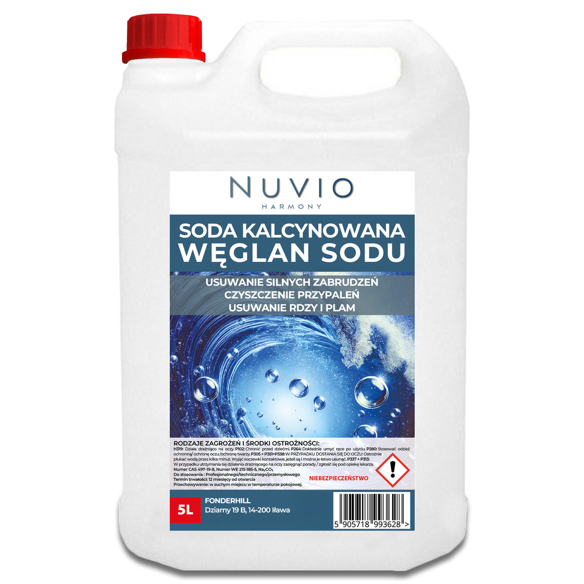 Soda kalcynowana 5L węglan sodu do prania