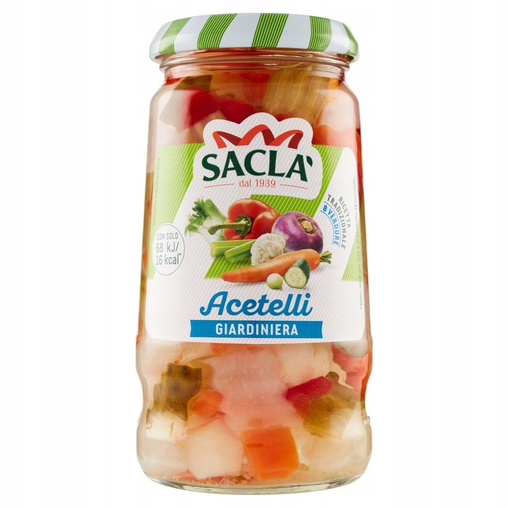 Sacla Acetelli Giardiniera - Oryginalny Włoski Smak w Twojej Kuchni