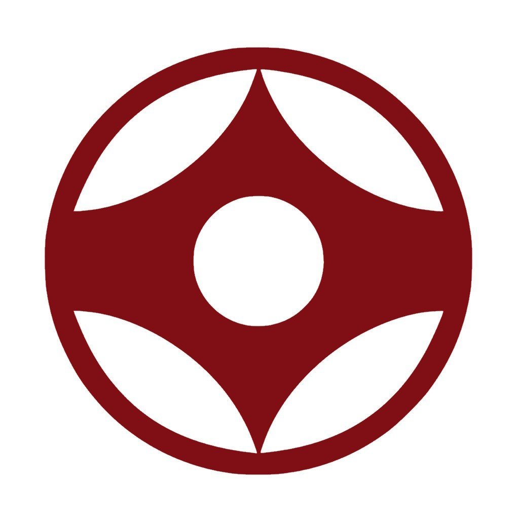 Naprasowanka Aplikacja Termo Kanku Kyokushin 9X9 Czerwona Na Kimono T-Shirt