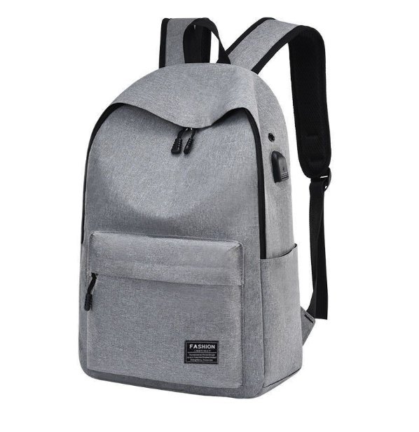 Plecak Damski Miejski Turystyczny Szary Plecaczek Szkolny Sportowy P37