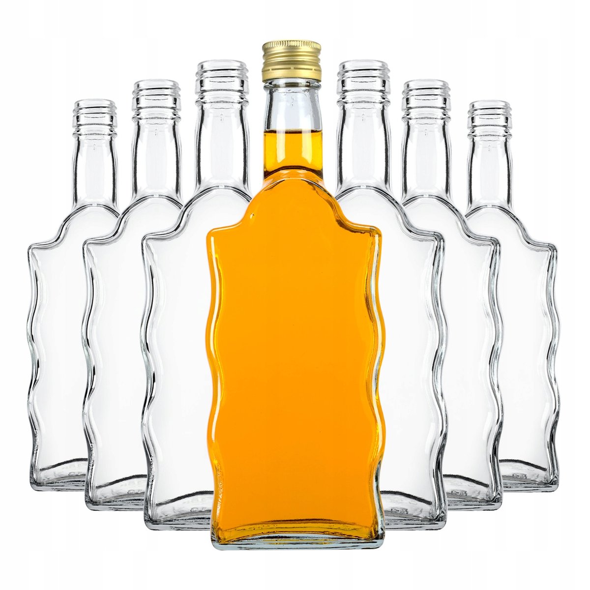 50x BUTELKI na NALEWKI - FALA 500 ml NA LIKIERY SOK SOS OCET WÓDKĘ BIMBER