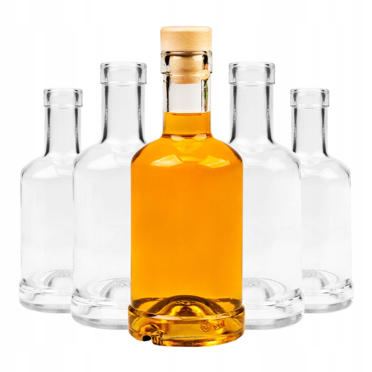 Zestaw 10X Butelka Szklana Tadek 250 Ml Na Nalewki Sok Syropy Bimber