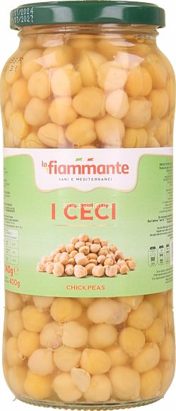 Ciecierzyca La Fiammante 540g w szklanym słoiku
