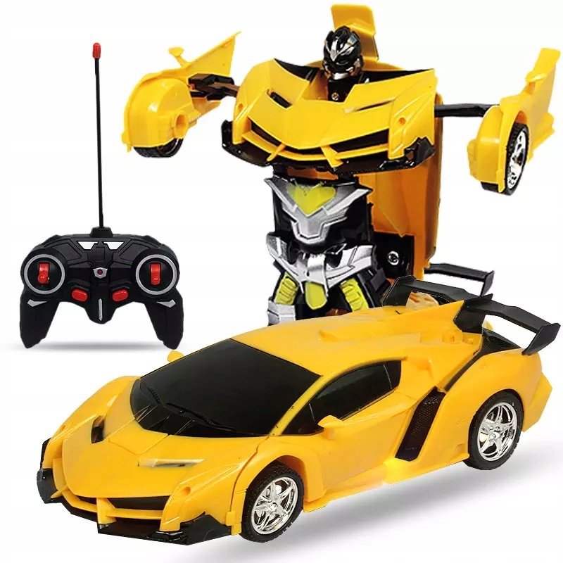 Zdalnie Sterowany Składany Robot Auto 2W1 Dla Dzieci Pilot