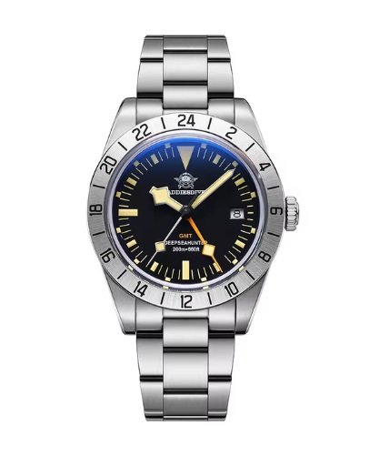 Zegarek diver - ADDIESDIVE GMT LUMINOUS - mech. szwajcarski Ronda 515-24H