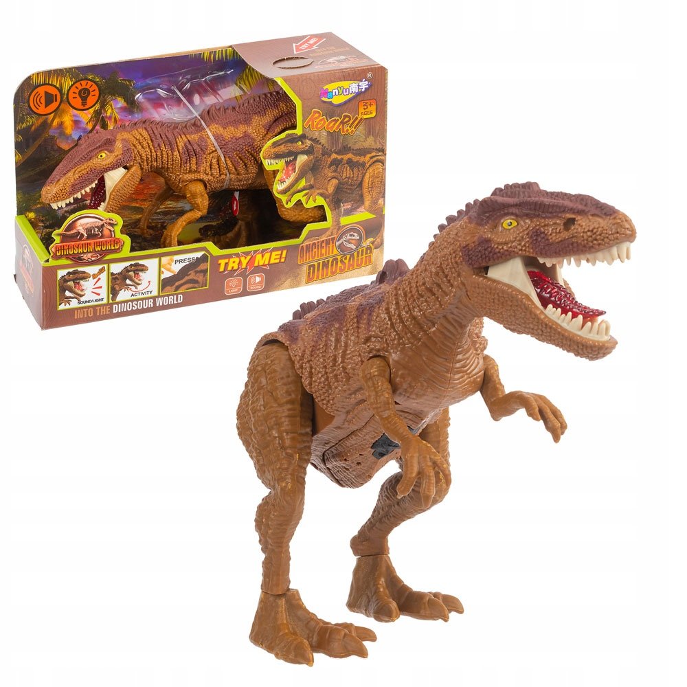 REALISTYCZNY DINOZAUR ZABAWKA DLA DZIECI RYCZY TYRANOZAUR