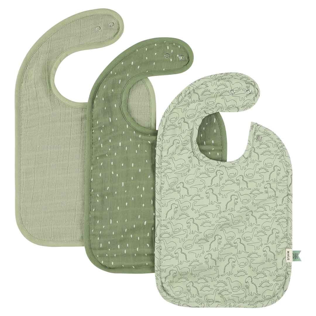 Zestaw Śliniaków 3-Pack - Daring Dino Trixie Baby