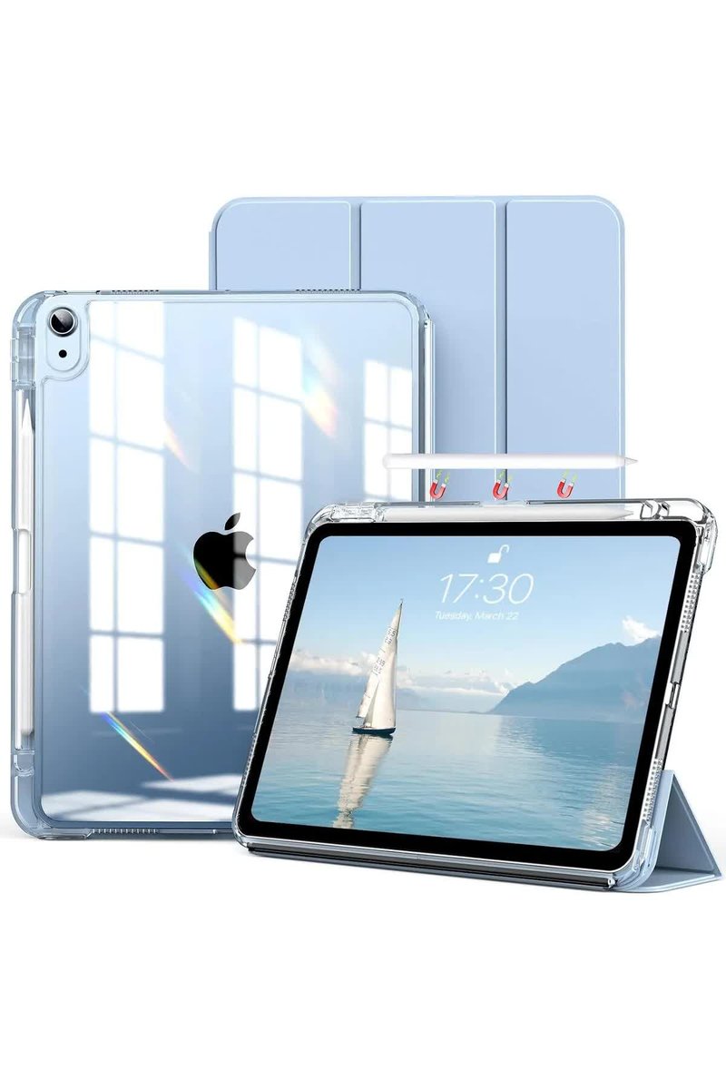 Etui na Tablet iPad 12.9 cali (2018/2020/2021) Magnetyczne Błękitne