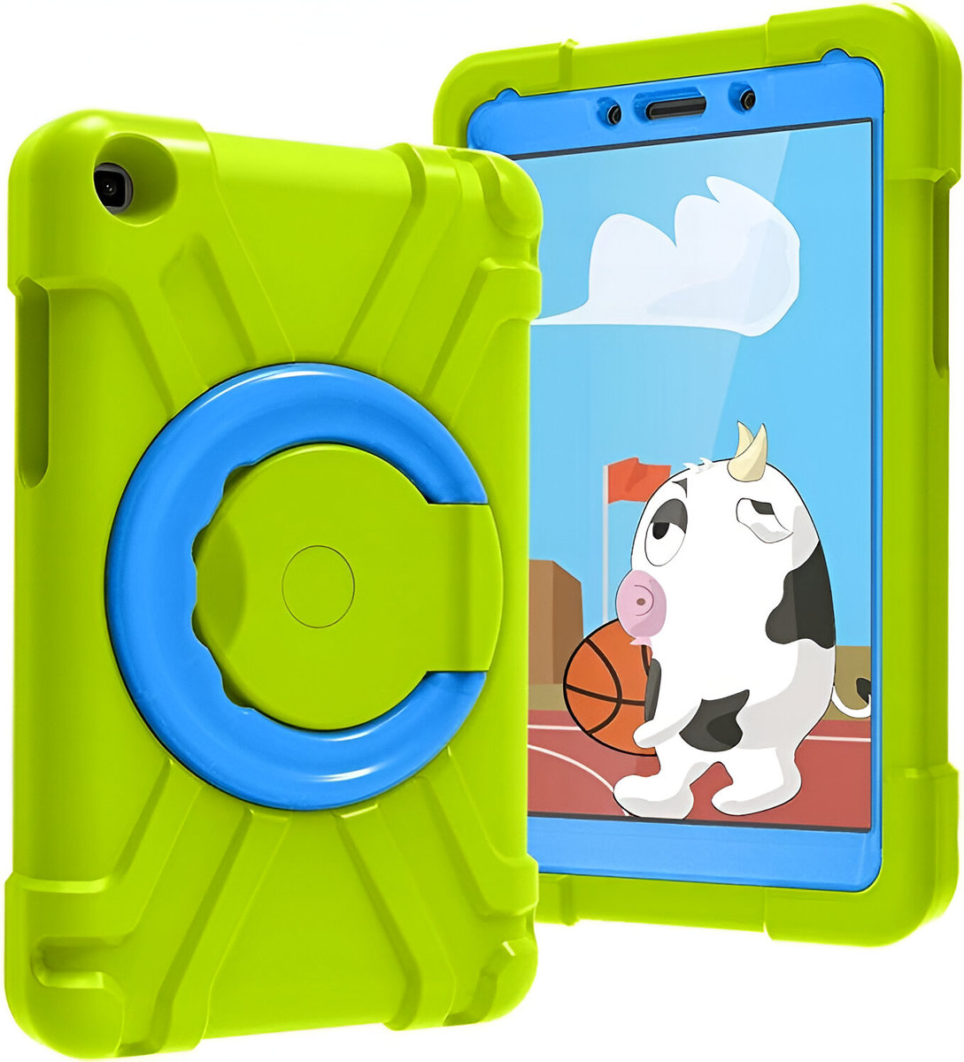 Pancerne Etui z Uchwytem do Samsung Galaxy Tab A 8.0 2019 Zielone