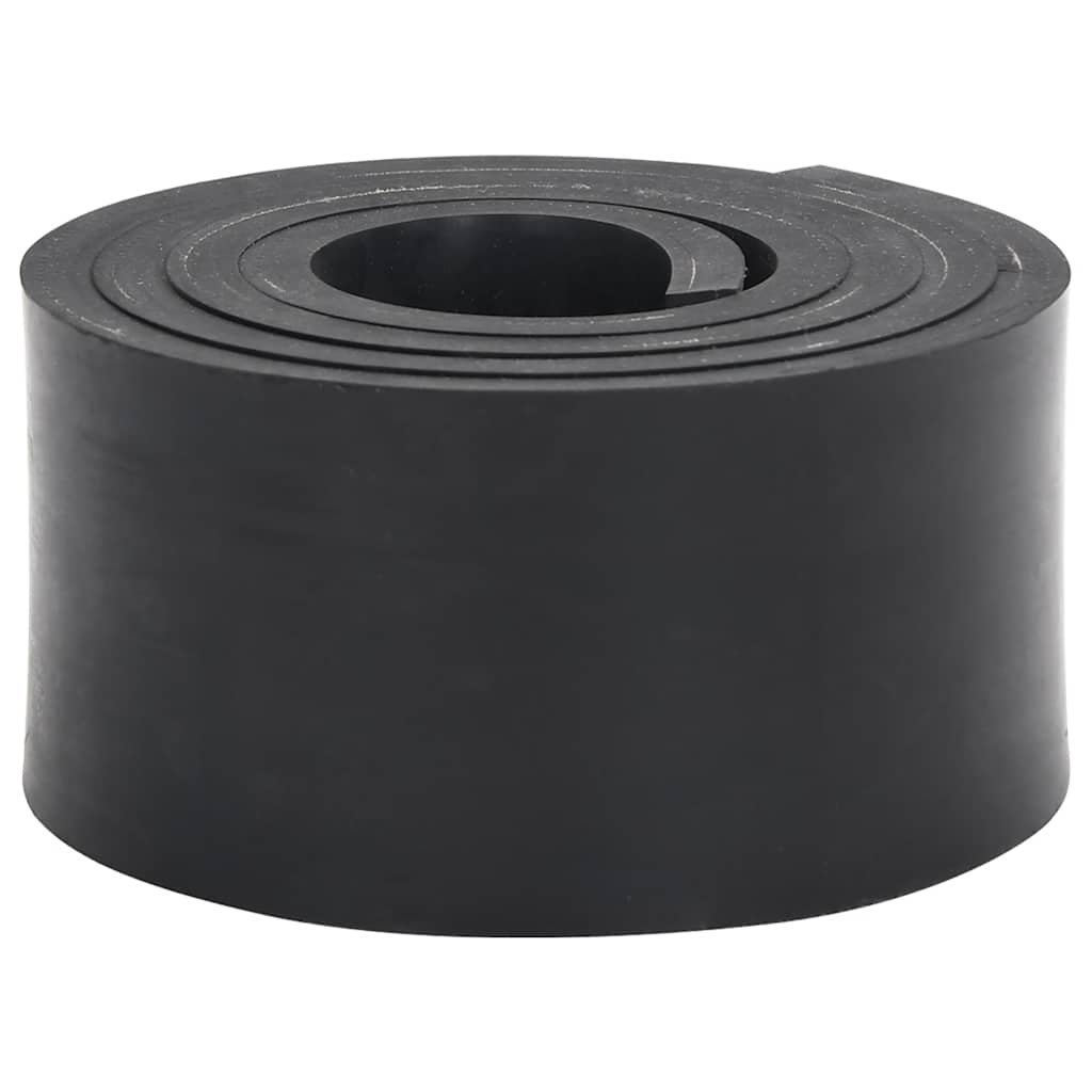 vidaXL Gumowa krawędź do pługa śnieżnego czarna 180x8x1 cm