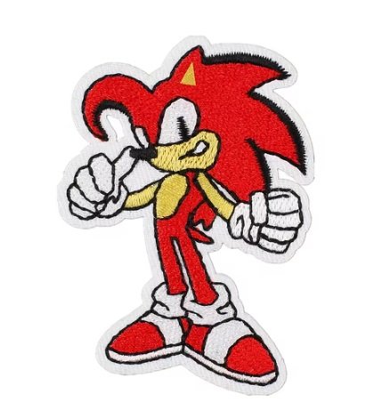 Naszywka Termo Haftowana - Sonic, Knuckles Echidna