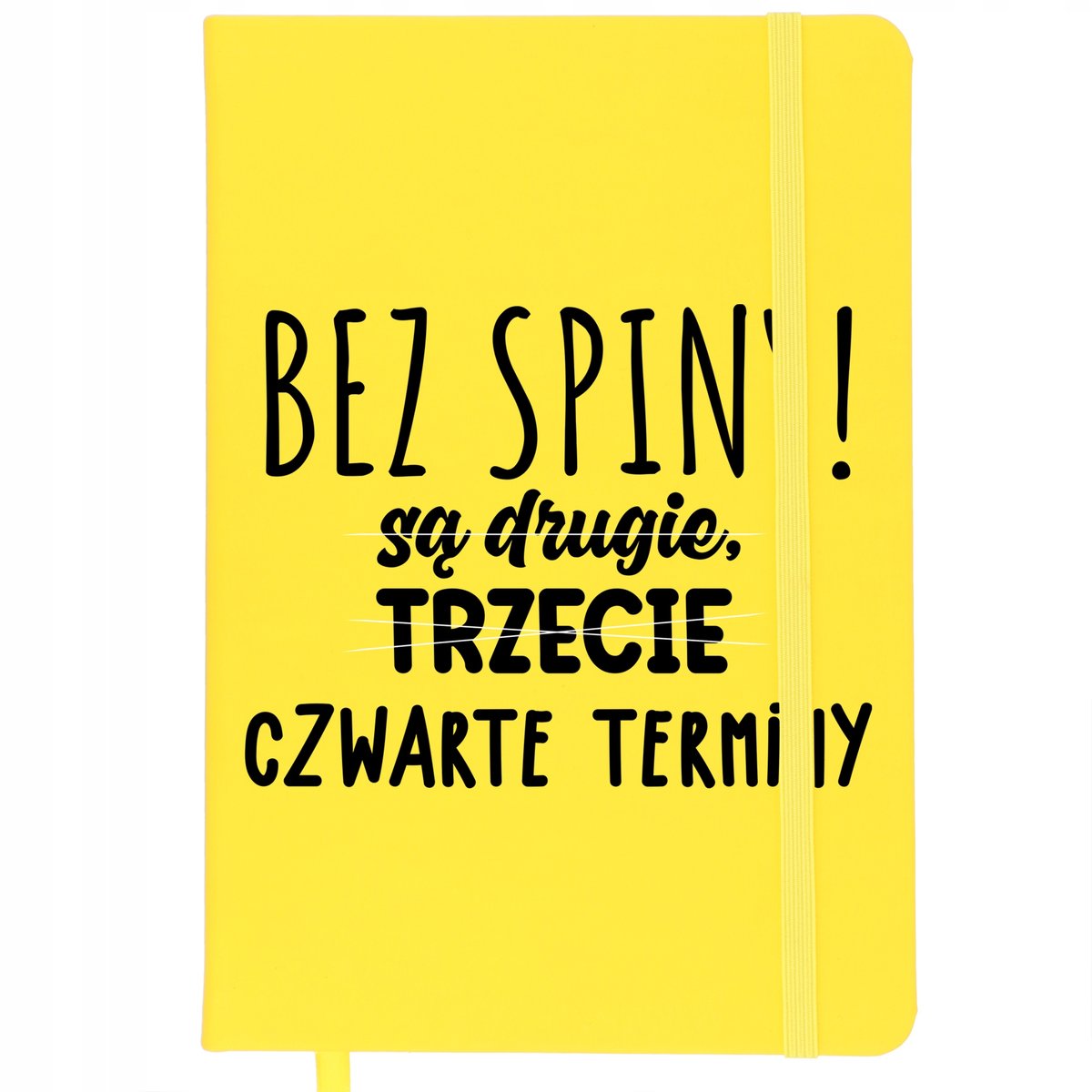 NOTES Z GUMKĄ Żółty Prezent Dla Nauczyciela BEZ SPINY! SĄ INNE TERMINY Wz