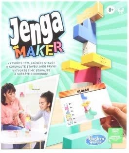 Gra planszowa Hasbro Jenga Maker CZESKA WERSJA JĘZYKOWA