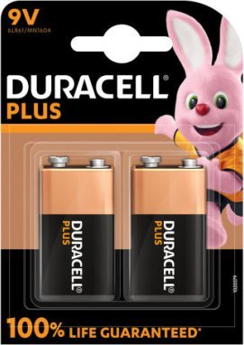 Duracell Duracell Batterie Plus NEW -9V MN1604/6LR61 2St.