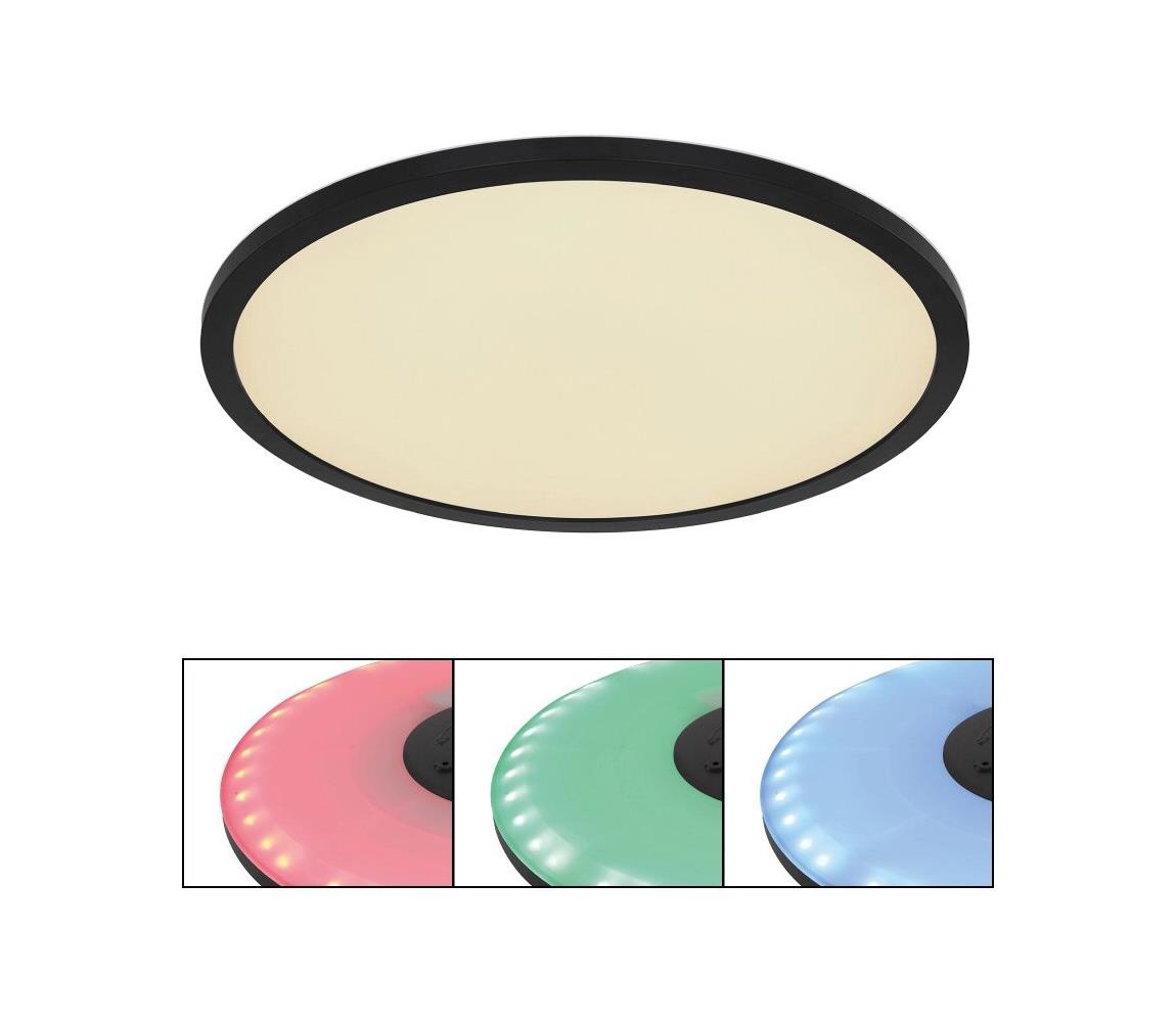 Globo 41562-24BRGB -LED RGB Plafon ściemnialny SAPANA LED/21W/230V + pilot IP44