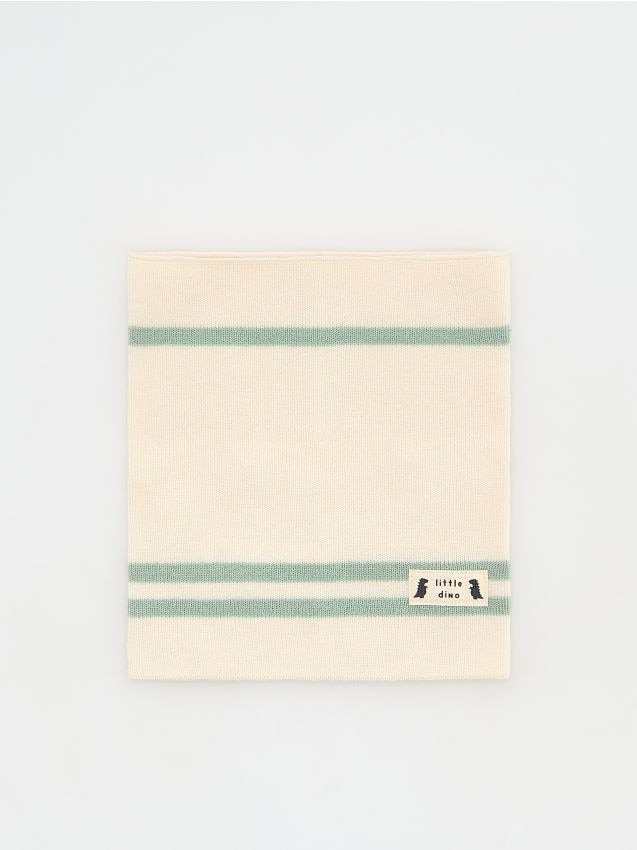 Reserved - Komin z naszywką - beżowy