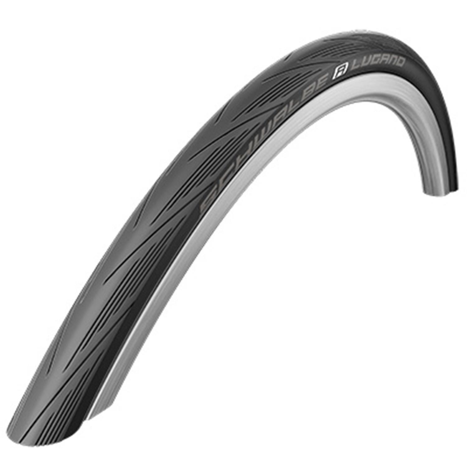 Schwalbe Lugano II Active Opona zwijana 700x25C K-Guard, black 25-622 | 700x25c 2020 Opony trekkingowe i miejskie 2078.335.3200