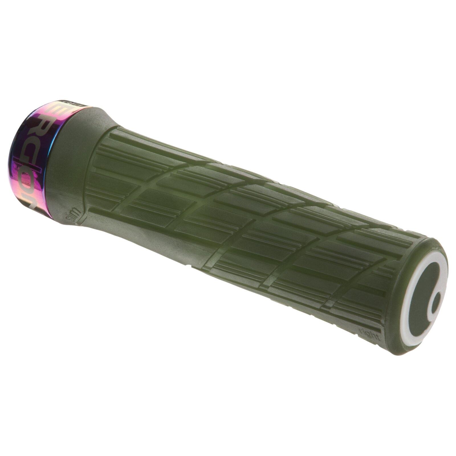 Ergon GE1 Evo Factory Chwyty rowerowe - gripy Slim, zielony 2020 Chwyty kierownicy 42411363