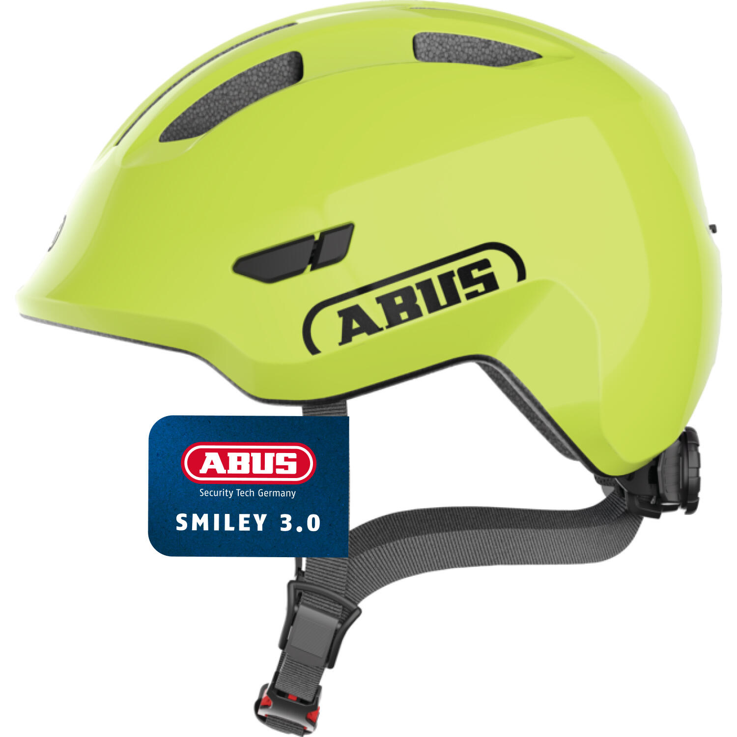 ABUS Smiley 3.0 Helmet Kids, żółty M | 50-55cm 2022 Kaski dla dzieci