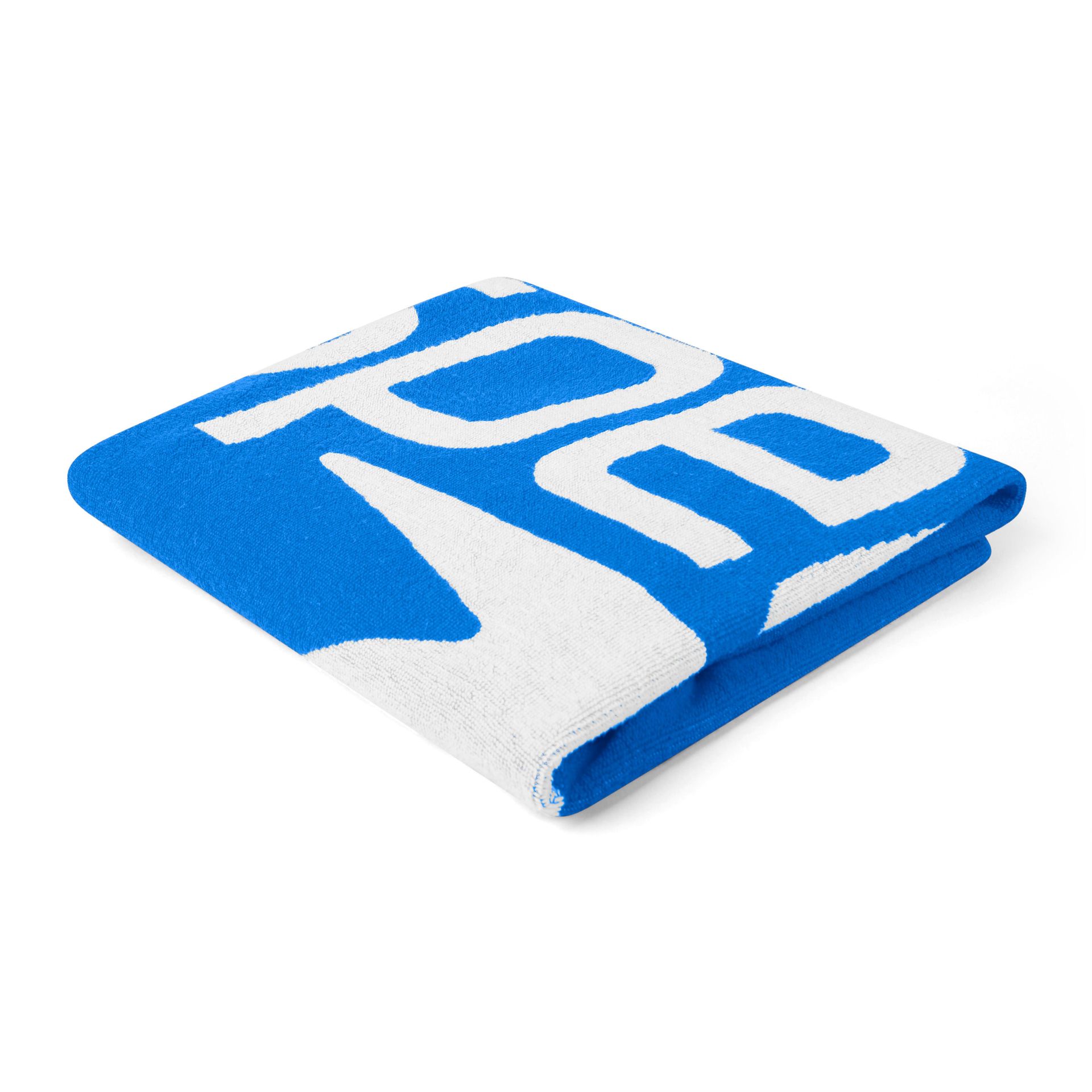 Ręcznik Speedo Logo Towel bondi blue/white